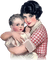soave woman vintage children mother pink - безплатен png анимиран GIF