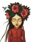 illustrated art woman - 免费动画 GIF