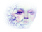 woman painting face - бесплатно png анимированный гифка