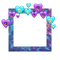 Small Blue/Purple Frame - nemokama png animuotas GIF