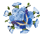 Flowers blue bp - Бесплатный анимированный гифка анимированный гифка