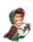 kikkapink winter girl child vintage christmas - darmowe png animowany gif