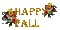 Happy Fall - GIF animado grátis