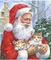 Background. Christmas. Santa. Cats. Leila - ingyenes png animált GIF