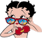 Betty Boop - darmowe png animowany gif
