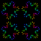 fractal fractale fraktal abstrakt abstrait  abstract effet  effect effekt animation gif anime animated fond background hintergrund  colored bunt coloré - GIF animado gratis GIF animado