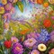 springtimes spring background vintage painting - PNG gratuit GIF animé