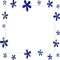 Kaz_Creations Blue Border Frame - besplatni png animirani GIF