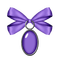 Kaz_Creations Deco Ribbons Bows  Gem Colours Hanging Dangly Things - δωρεάν png κινούμενο GIF