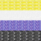 Non-binary glitter flag - Δωρεάν κινούμενο GIF κινούμενο GIF