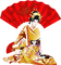 geisha - бесплатно png анимированный гифка