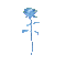 Fleur.Blue flower.rose bleu.Blue.Deco.animation.Victoriabea - Animovaný GIF zadarmo animovaný GIF