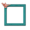 Small Teal Frame - bezmaksas png animēts GIF