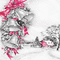 soave background animated vintage christmas winter - Ingyenes animált GIF animált GIF