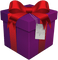 Kaz_Creations Gift Box Present Ribbons Bows Colours Christmas