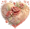 Pink vintage heart flowers Rox - 免费动画 GIF