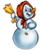 Bonhomme de neige - png gratis GIF animasi