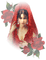 Kaz_Creations Woman Femme Flowers - png gratuito GIF animata