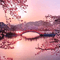 Rena pink Hintergrund  Frühling Spring Landschaft - png grátis Gif Animado