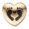 Jewellery Gold Heart Black - Bogusia - безплатен png анимиран GIF