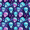 sm3 animated background skulls halloween pink - 無料のアニメーション GIF アニメーションGIF