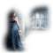 woman window gothic femme fenetre gothique - PNG gratuit GIF animé
