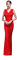 femme robe rouge - PNG gratuit GIF animé