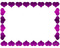 minou-frame-purple-heart400px × 320px - zdarma png animovaný GIF