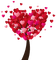 Kaz_Creations Valentine Deco Love Heart Tree - zdarma png animovaný GIF