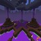Purple Minecraft World - png gratuito GIF animata