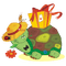 Kaz_Creations Cartoon Tortoise & Turtles - gratis png animeret GIF