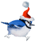 Kaz_Creations Winter Birds Christmas Deco - gratis png animeret GIF