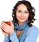 woman with scarf bp - Free PNG Animated GIF
