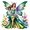 springtimes fantasy girl woman spring fairy - png gratuito GIF animata