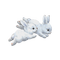 white bunnies - zadarmo png animovaný GIF