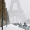 eiffel tower paysage landscape  denkmal monument  paris city  ville france image gif anime animation animated fond background winter hiver snow neige snowflakes snowfall park parc