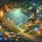 fantasy landscape background - zdarma png animovaný GIF
