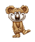 koala bear bär dancer  gif anime animated animation animals animal tube fun cartoon - 無料のアニメーション GIF アニメーションGIF