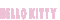 hello kitty gif text pink 😸