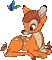 Reh Bambi cerf deer - GIF animé gratuit GIF animé