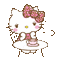 Hello kitty mignon cute kawaii cafe coffee
