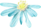 Blue Flower.Fleur.Deco.Victoriabea - Free PNG Animated GIF