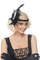 vintage flapper woman art deco - Free PNG Animated GIF