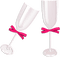 soave deco  new year glass bow anniversary - png gratis GIF animasi