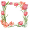 Easter.Frame.Tulips.Cadre.Victoriabea - PNG gratuit GIF animé