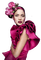 Woman  Violet Peony - Bogusia - gratis png geanimeerde GIF