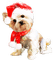 soave animals dog winter christmas deco red brown - zdarma png animovaný GIF