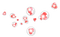Red hearts bubble deco [Basilslament] - PNG gratuit GIF animé