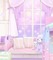 anime pink bedroom room - nemokama png animuotas GIF