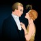 Art Deco couple bp - png gratuito GIF animata